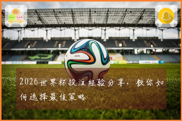 2026世界杯投注经验分享，教你如何选择最佳策略